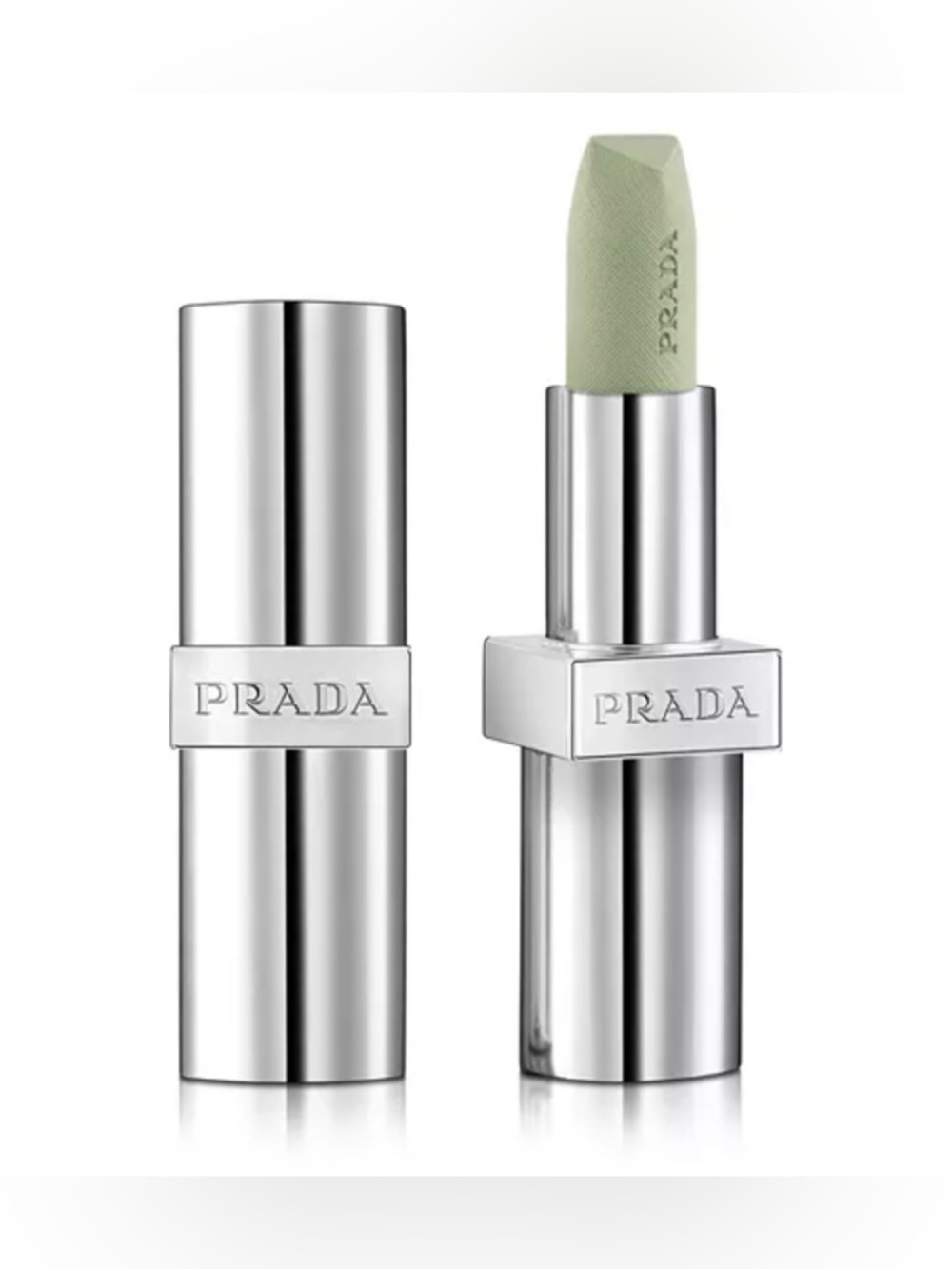 NIB [Prada] Monochrome Moisturizing Lip Balm Set 000 Universal/U001 Astral Pink - Picture 3 of 15